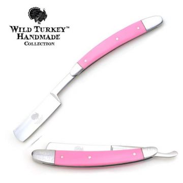 Wild Turkey Straight Razor -Stainless Steel Handle Razor Folding